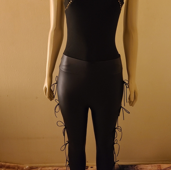 Leather String Pants/Leggings (Custom) - Picture 4 of 4
